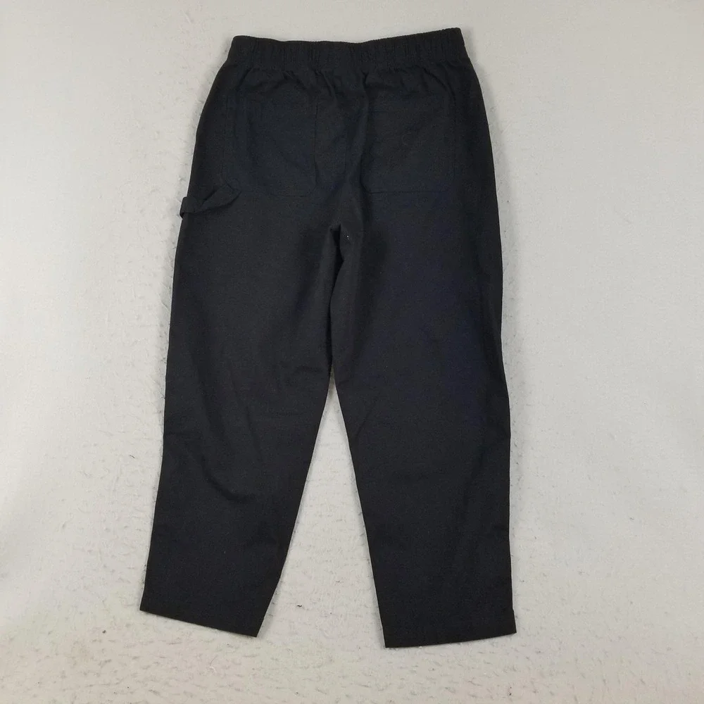 Old Navy Pants Mens Large Black Comfort Waistband Casual Relaxed Fit Cotton